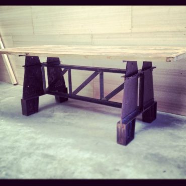 Bridge Industrial Table
