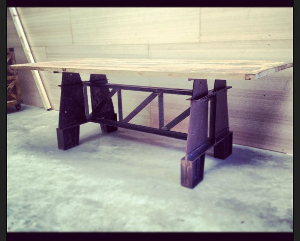 Bridge Industrial Table