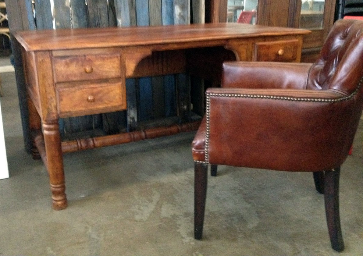 Wooden Study 4 Drawer Desk