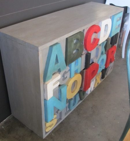 Alphabet Sideboard - Coloured