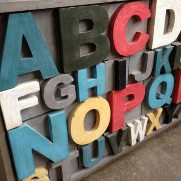 Alphabet Sideboard - Coloured