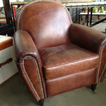 Chrysler Aged Leather Armchair