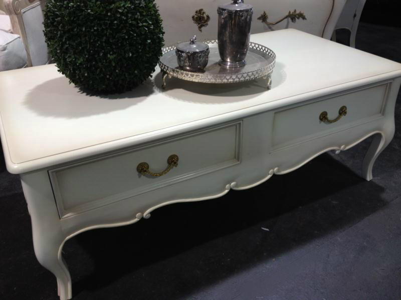 Laurent Coffee Table in Off White