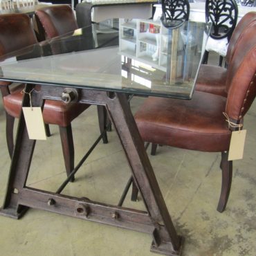 Cuba Aged Leather Dining Chair