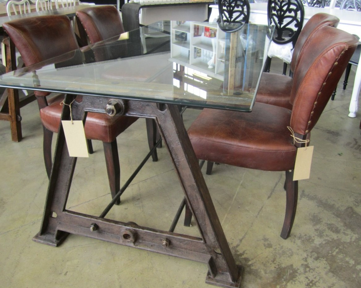 Cuba Aged Leather Dining Chair