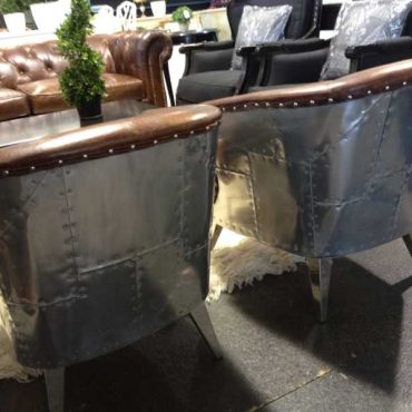 Vault Aged Leather Armchair