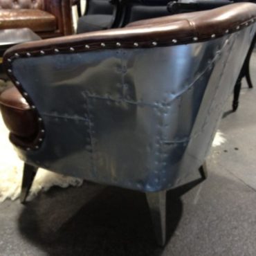 Vault Aged Leather Armchair