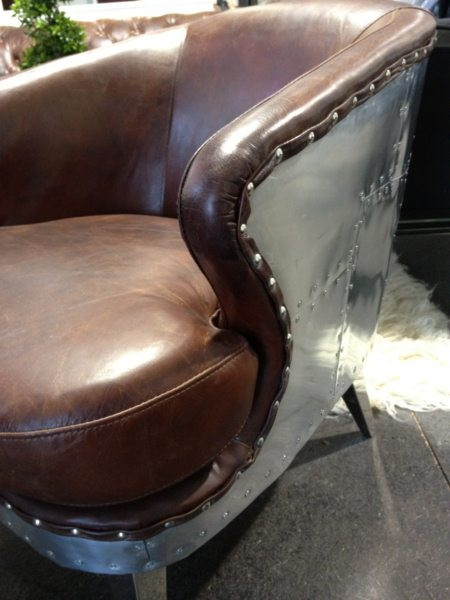 Vault Aged Leather Armchair