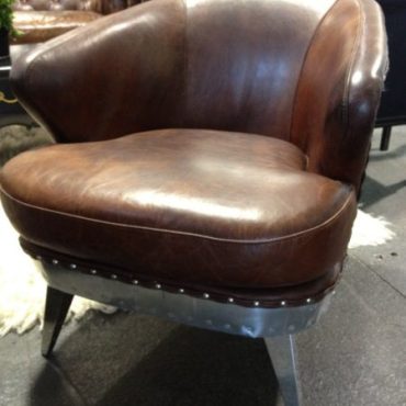 Vault Aged Leather Armchair