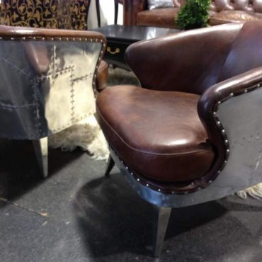 Vault Aged Leather Armchair