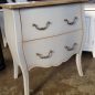 Appleby Bedside in Grey with Limewash Top