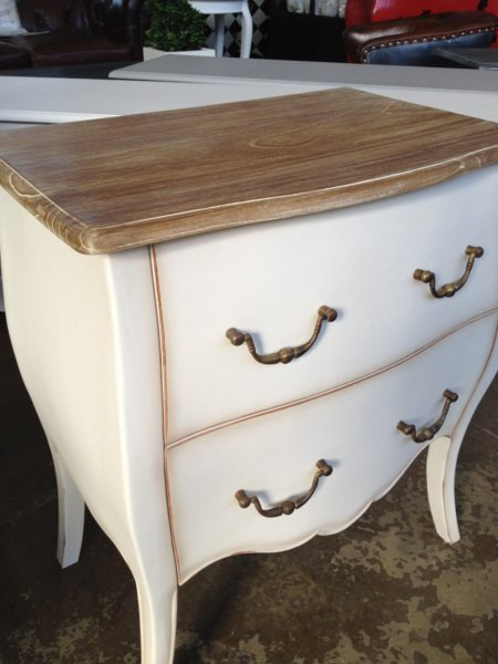 Appleby Bedside - With with Limewash Top