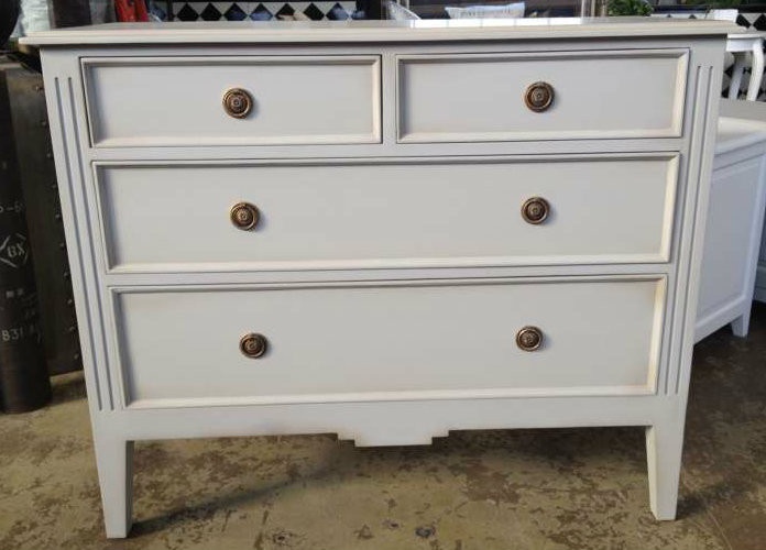 Peninsula 4 Drawer Chest - Grey