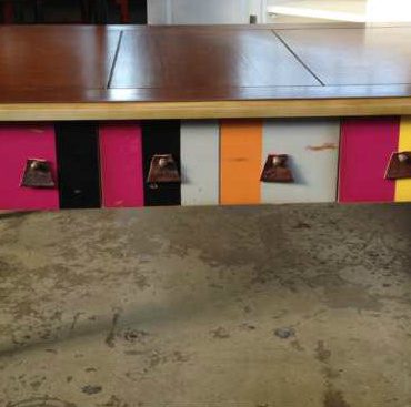 Candy Cane Coffee Table