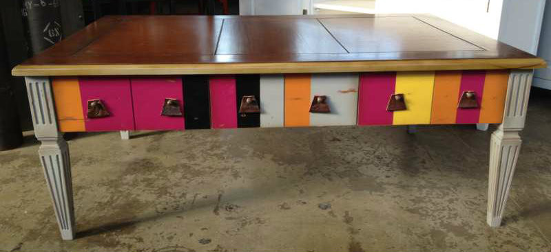 Candy Cane Coffee Table