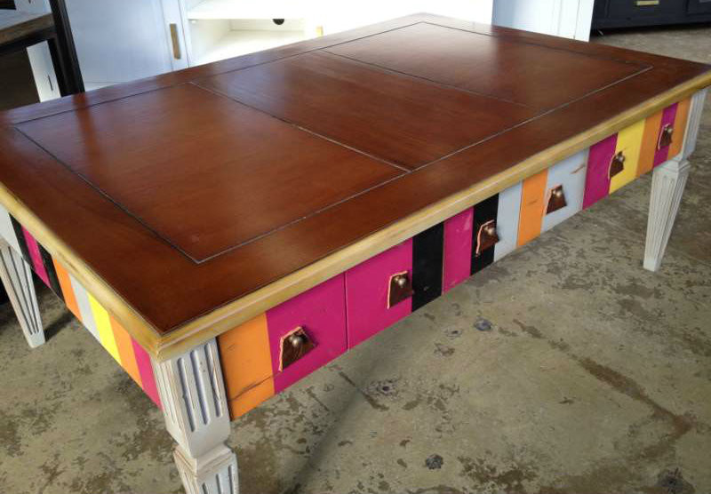 Candy Cane Coffee Table