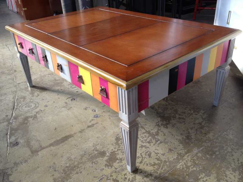 Candy Cane Coffee Table