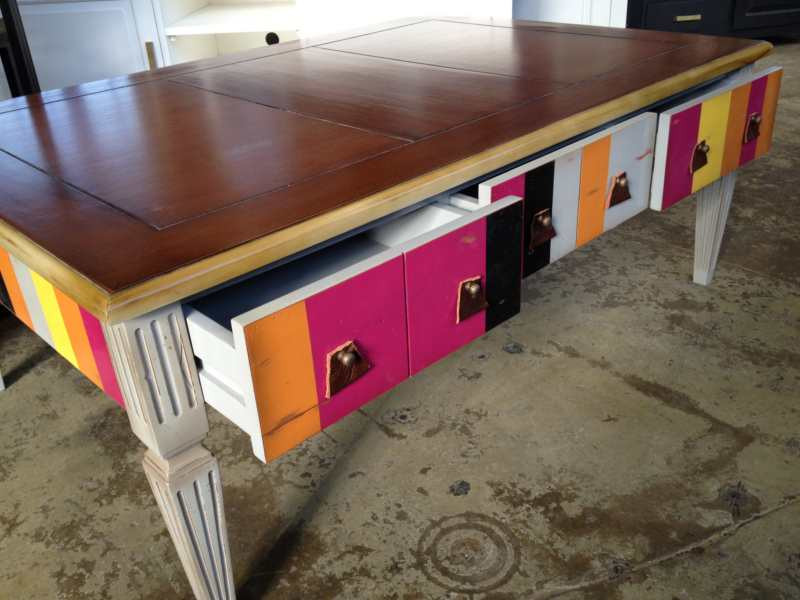 Candy Cane Coffee Table