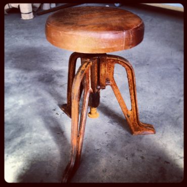 Crank Industrial Stool