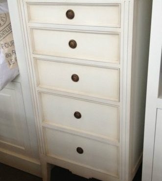 Peninsula Tall Chest - White