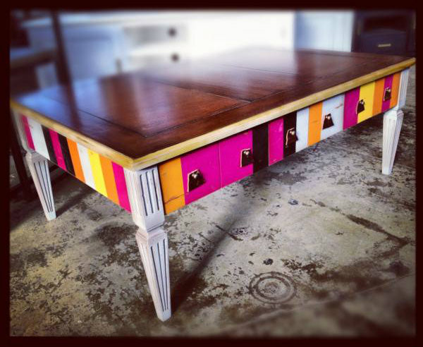 Candy Cane Coffee Table