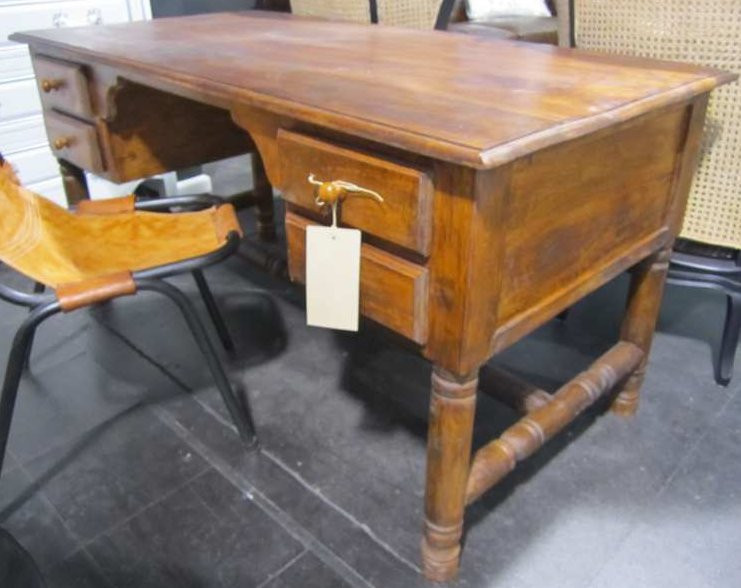 Wooden Study 4 Drawer Desk