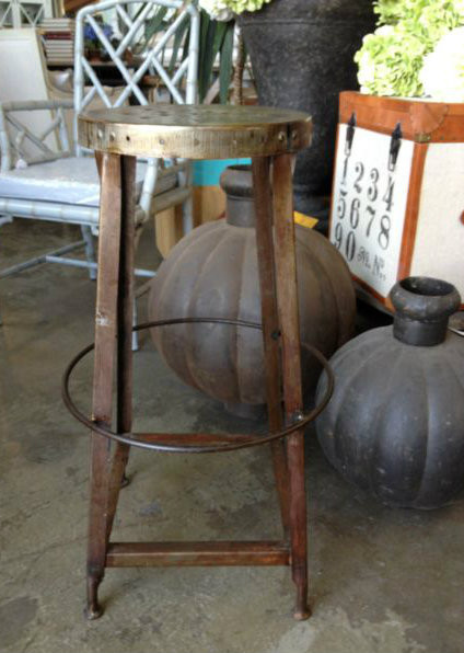 Taylor Round Industrial Stool