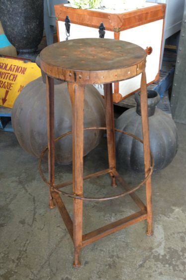 Taylor Round Industrial Stool