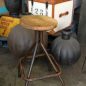 Sarah Woodtop Industrial Stool