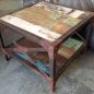 Knockout Industrial Rustic Lamp / Side Table