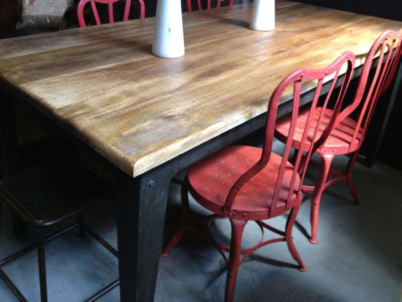 Carriage Industrial Dining Table