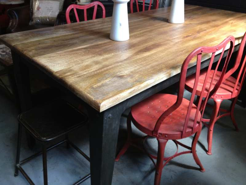 Carriage Industrial Dining Table