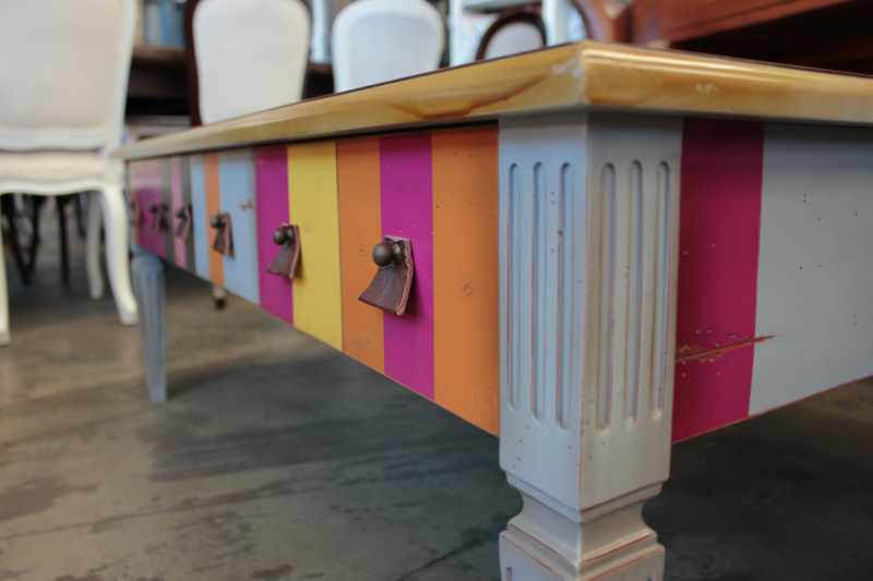 Candy Cane Coffee Table