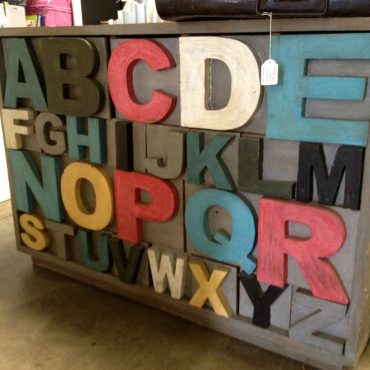 Alphabet Sideboard - Coloured