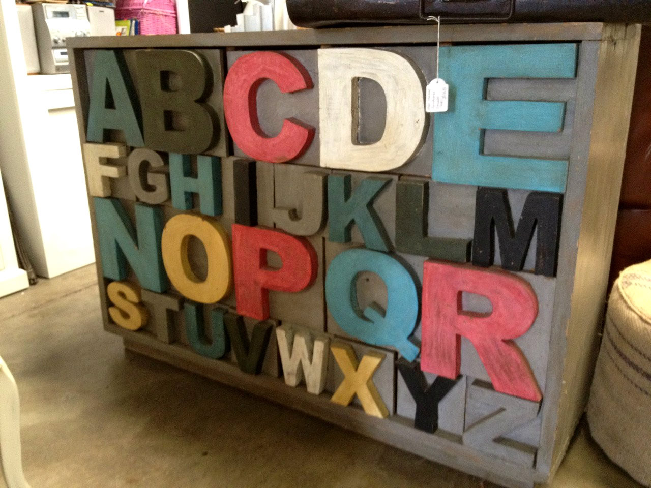 Alphabet Sideboard - Coloured