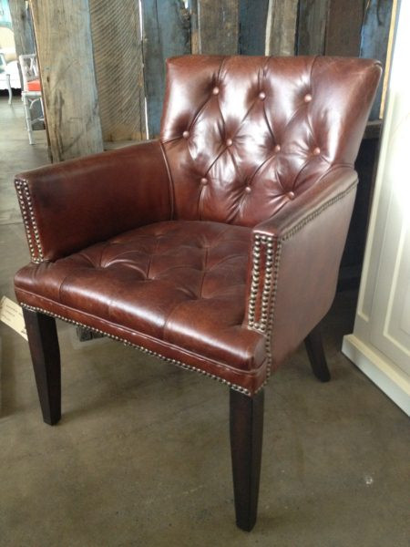 Memphis Aged Leather Armchair
