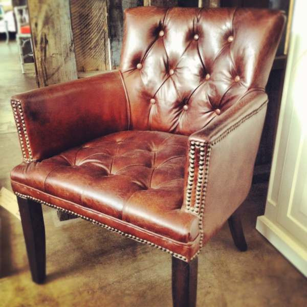 Memphis Aged Leather Armchair