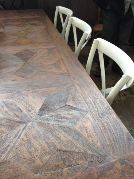 Ika Parquetry Dining Table - Light