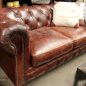 Lincoln Aged Leather Chesterfield