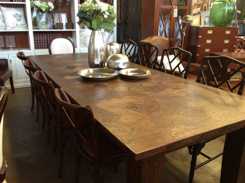 Ika Parquetry Dining Table - 300cm