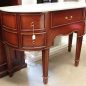 Demilune Console with Marble Top