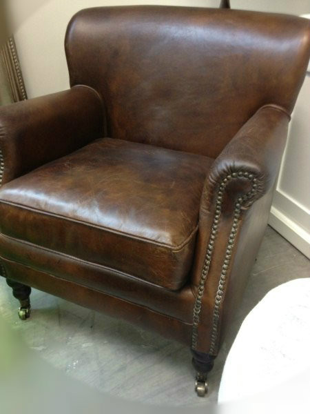 Doctus Aged Leather Armchair