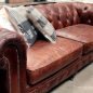 Lincoln Aged Leather Chesterfield