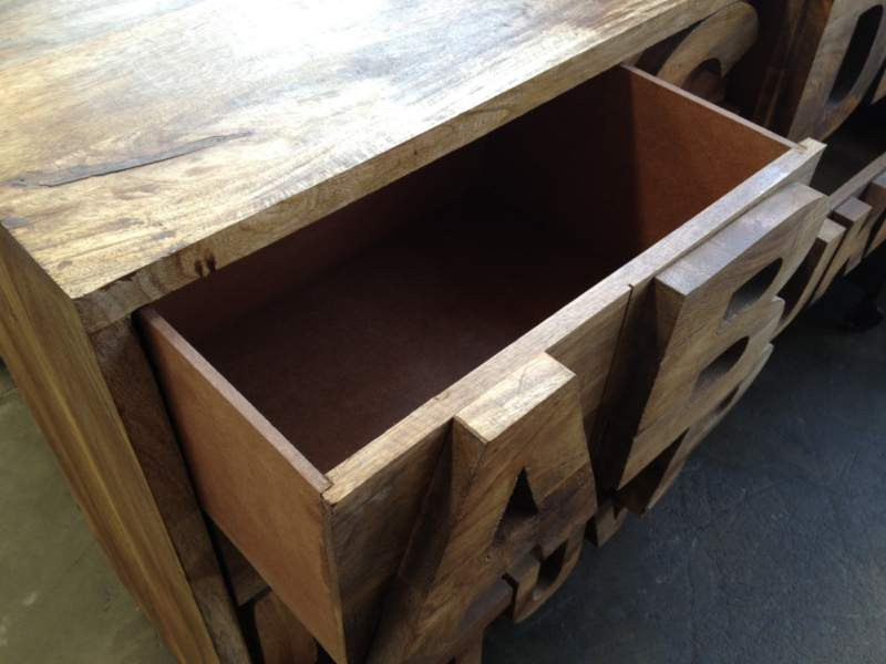 Alphabet Sideboard - Natural