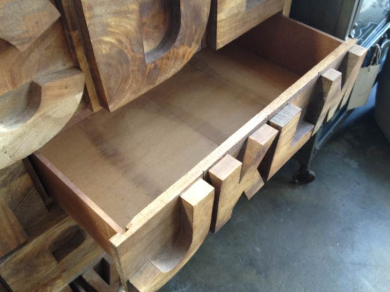 Alphabet Sideboard - Natural