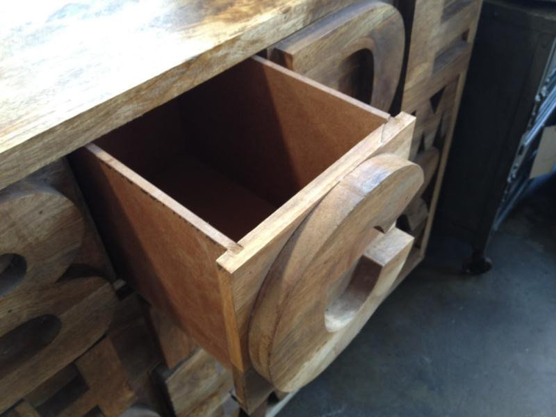 Alphabet Sideboard - Natural