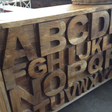 Alphabet Sideboard - Natural