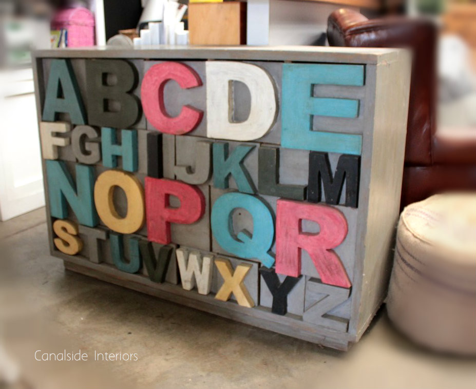 Alphabet Sideboard - Coloured