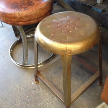 Taylor Short Round Industrial Stool