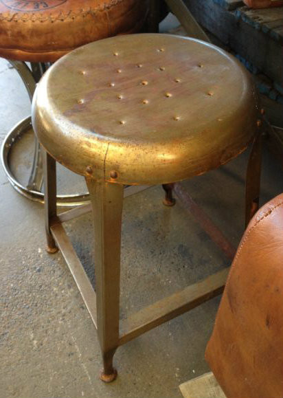Taylor Short Round Industrial Stool